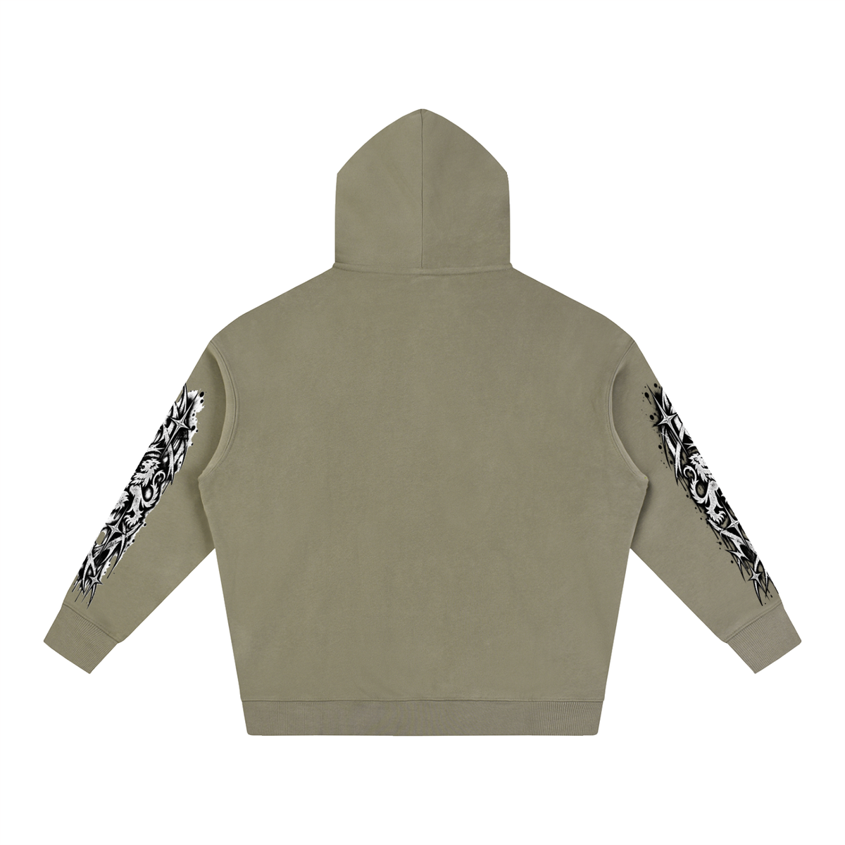 Keep Going Oversize Fleeced Hoodie