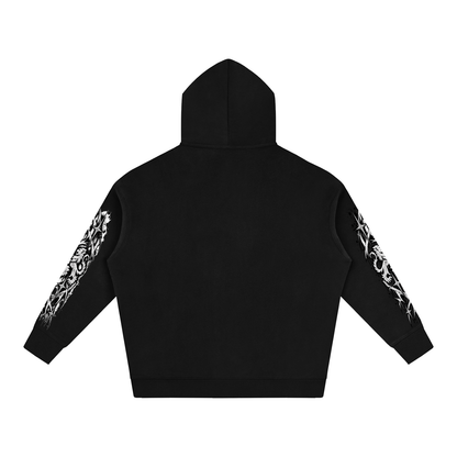 Keep Going Oversize Fleeced Hoodie