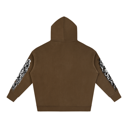 Keep Going Oversize Fleeced Hoodie