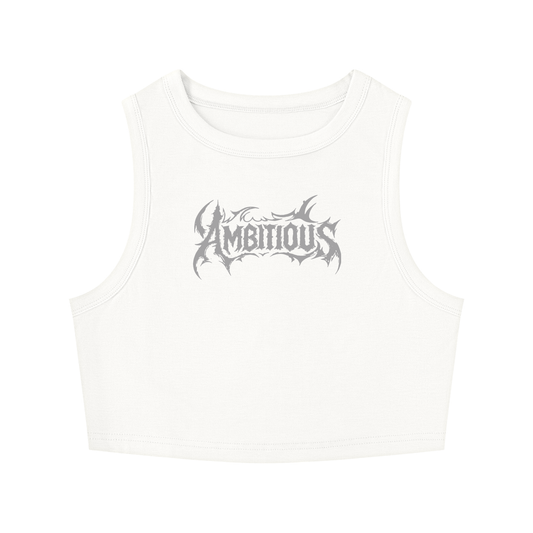 Women's Tight Crewneck Crop Tank Top