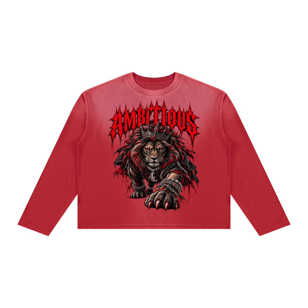 Unisex Sunfade Boxy Long Sleeve T-Shirt